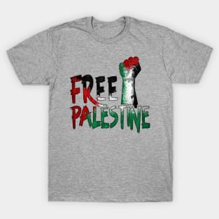 rise your hand free palestine T-Shirt